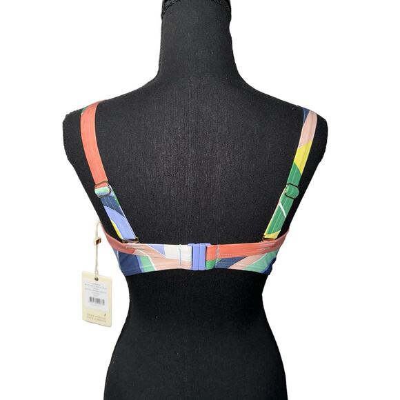 NWT! Artesands L'Avana Multi Botticelli Bandeau Bikini Top - Size 10 - Picture 10 of 13